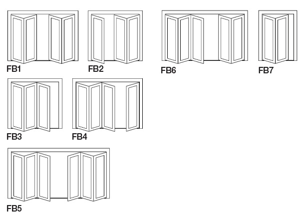Energy Saving Low E Glass Folding Aluminum Doors