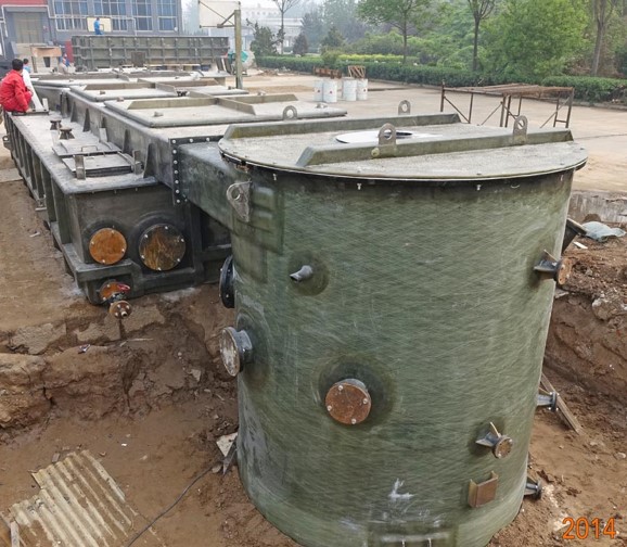 Agitating Tank Made of Fiberglass / FRP / GRP