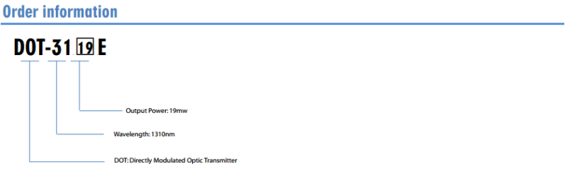 Economical Directly Modulator 1310nm CATV Fiber Transmitter