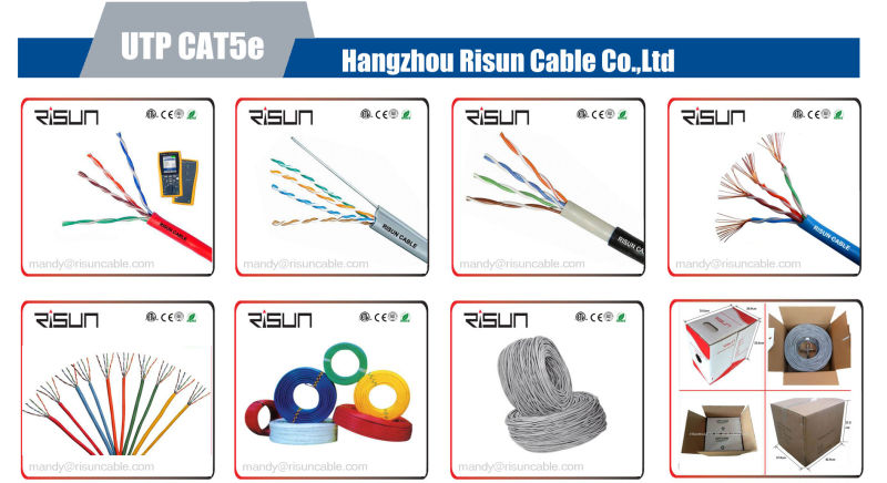 Best Price CCA Cat5e UTP Network Cable with Colorful Sheath