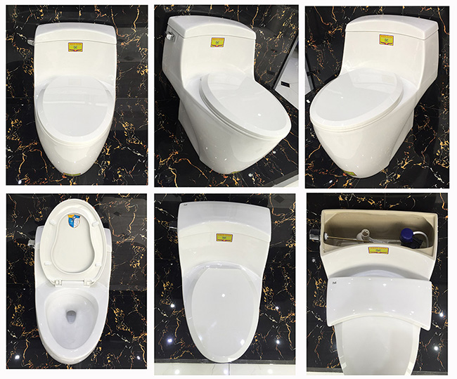 Ceramic Porcelain Sanitary Ware One Piece Water Closet Toilet