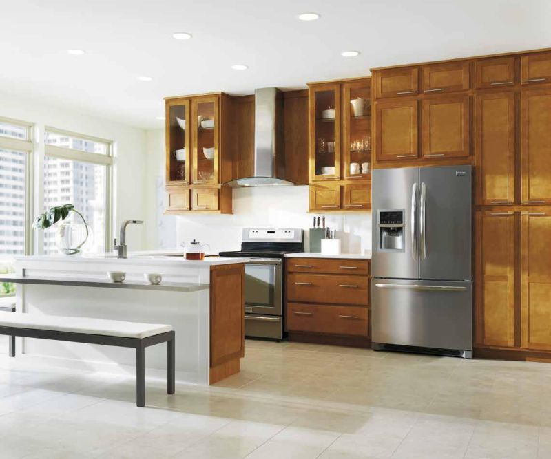 Island Style 2015 Classic Solid Wood Kitchen