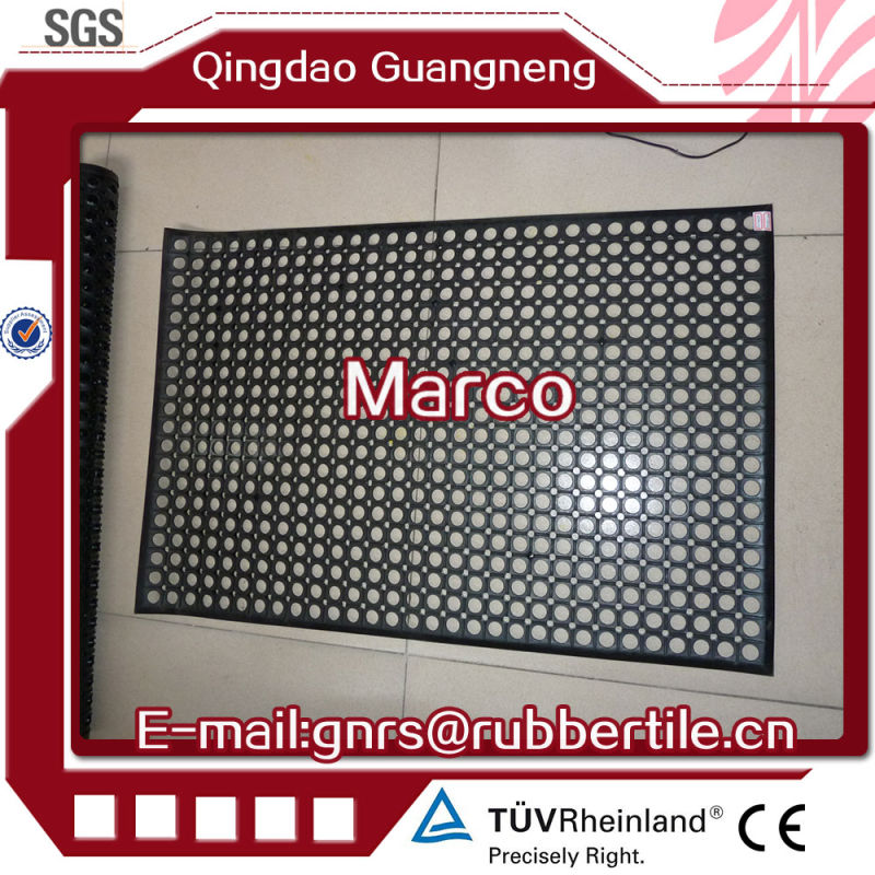 Wearing-Resistant Rubber Tile, Kitchen Anti-Slip Rubber Mat Oil Resistance Rubber Mat