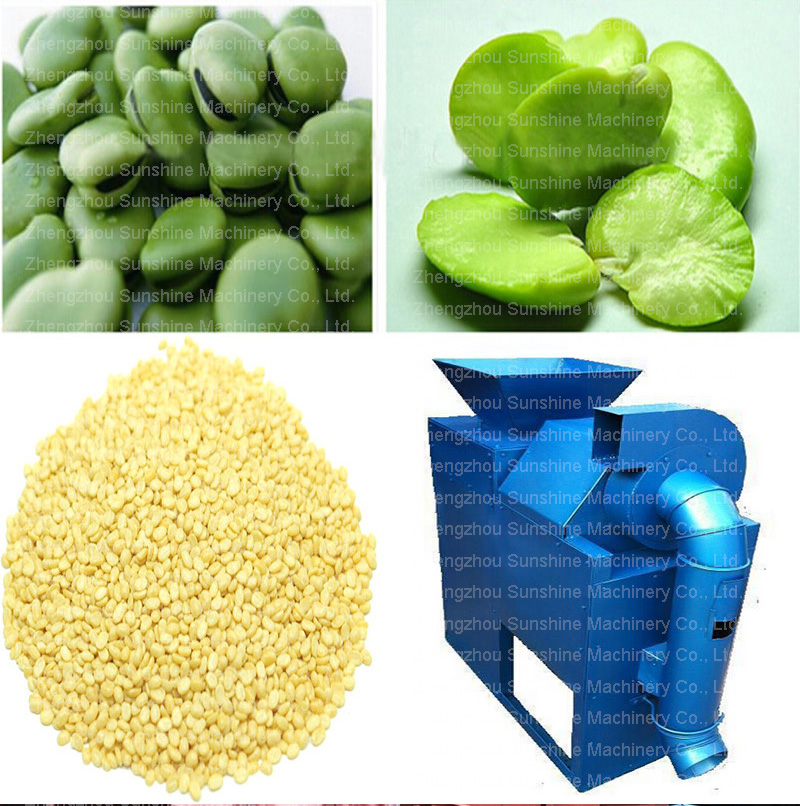 304 Stainless Steel Peas Lentils Black Eye Bean Peeling Machine