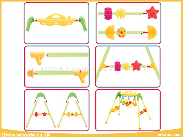 Baby Gym Set with Musical Rattles for Babies