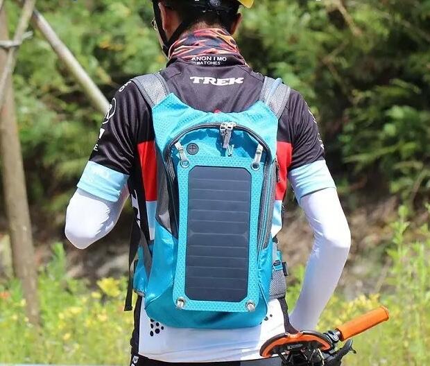 High Quality Cycling Solar Bag Power Panel Charger Solar Backpack