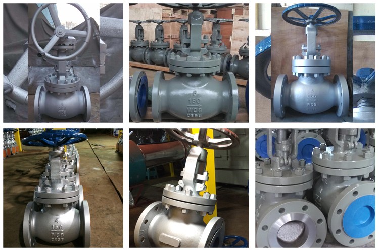 Casting Steel Wcb/Lcb/Lcc/CF8  Industrial Control Globe Valve