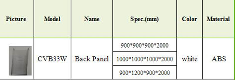 Waterproof Shower Panel/ABS Board for Bathroom (A-CVB33)