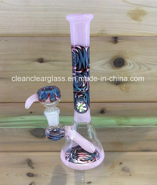 Manufacturer Wholesale Colored Glass Water Pipe Smoking Pipe with Glass Bowl