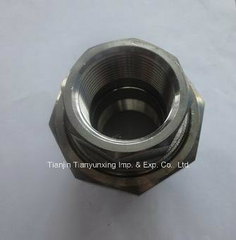 High Pressure Stainless Steel Forged Fittings Female Threaded Union