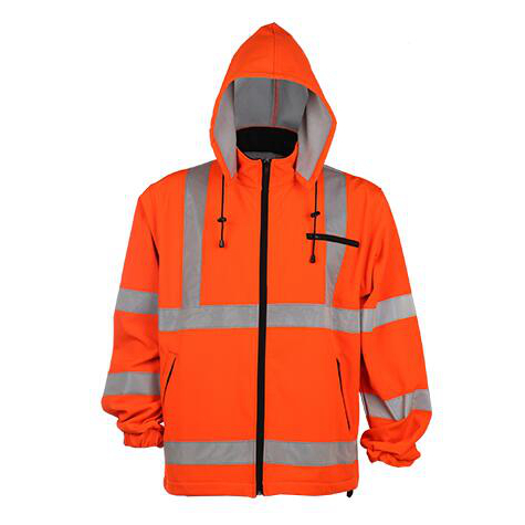 Winter Strip Yellow Reflective Safety Work Jacket