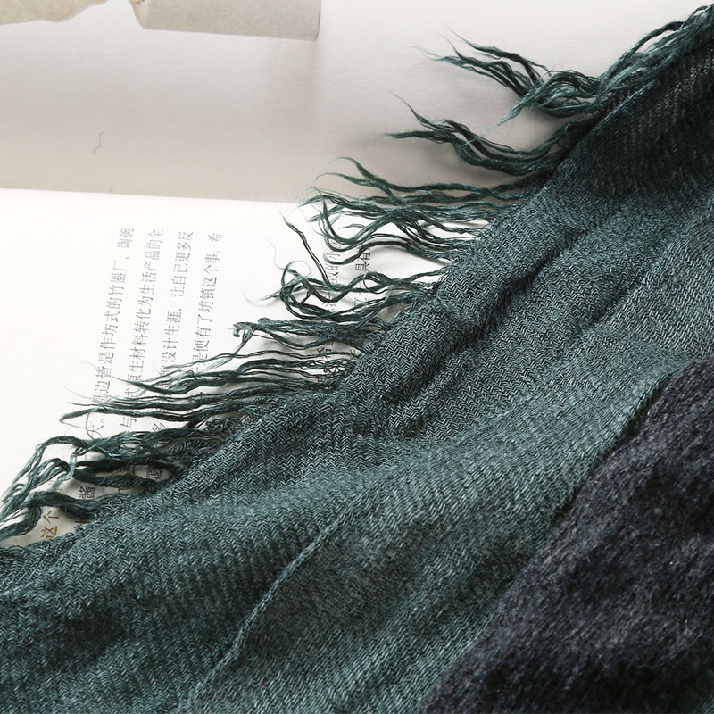 Autumn/Winter Collection Striped Wool Scarf