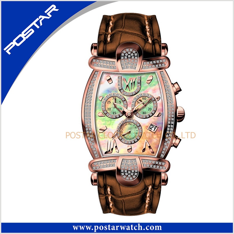 Psd-2326 Customized Fashion Automatic Mechanical Ladies Wrist Watch with Swiss Quality