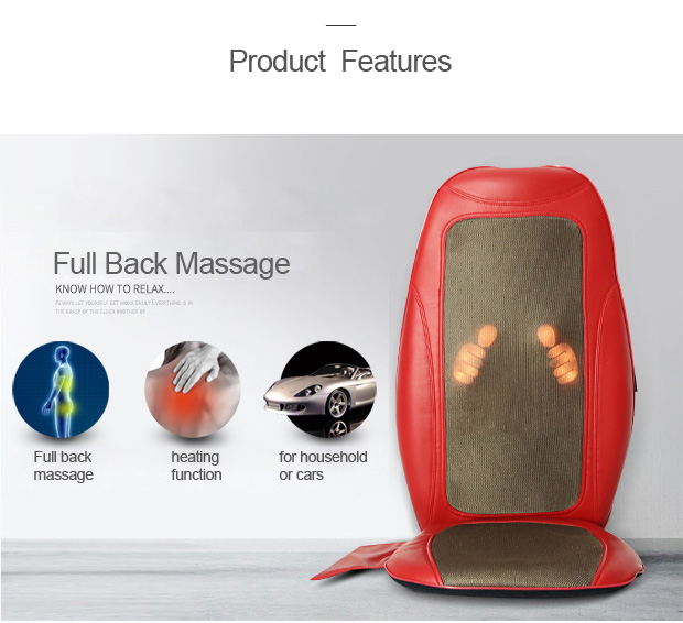 Vibration Back Seating Car Massage Cushion