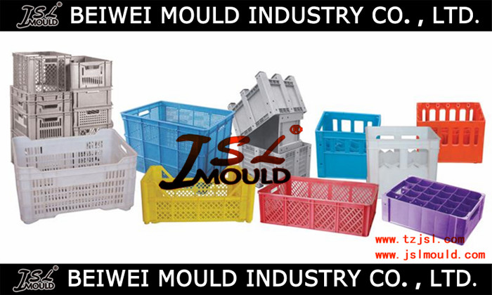 Quality Plastic Injection Beer Bottle Crate Mould