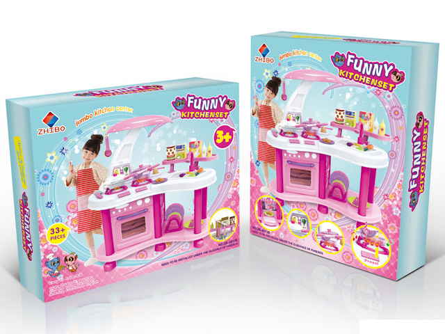 Kids Toy Kitchen Set Cooking Set for Girl (H8251020)