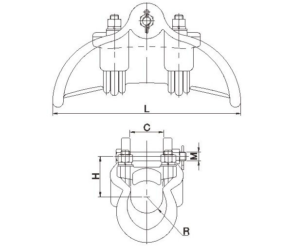 CS Type Station Suspension Clamp