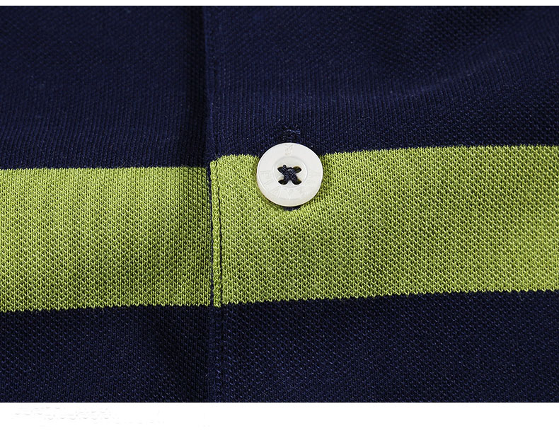 Summer 2016 Stripes 3D Embroidery Rib Collar Side Vent Custom Polo T Shirt Men