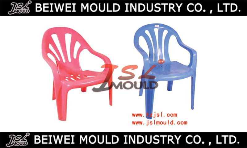 Customized Injection Plastic Armrest Rattan Chair Mould