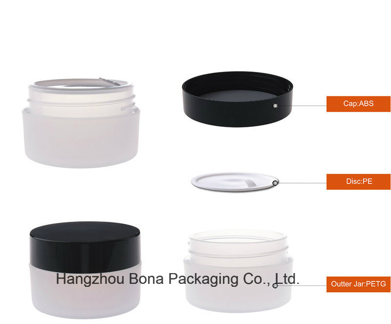 50g Glass Cream Jar with Aluminum Lid