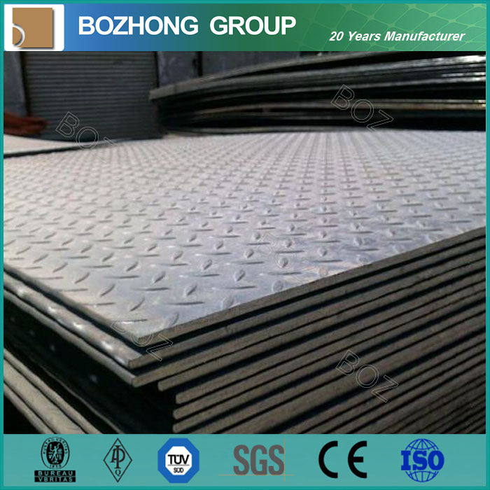 ASTM A36 Q235B Hot Rolled Ms Steel Chequered Plate