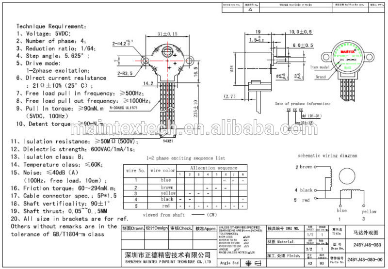 non captive linear actuator stepper motor, stepper motor with gearbox, stepper motor