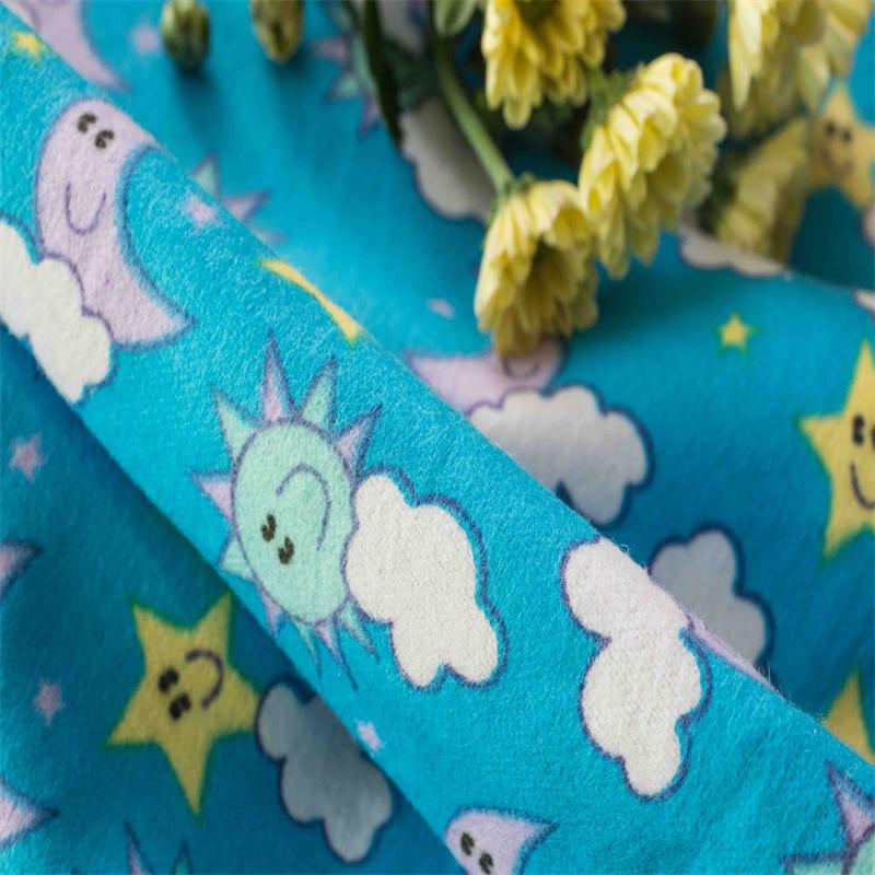 Baby/Bedding/Printed/Combed/Woven/Flannel Fabric