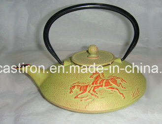 Costomer Design Cast Iron Teapot 0.8L