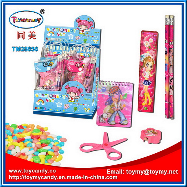 2016 Hot Selling Stationery Set with Candy