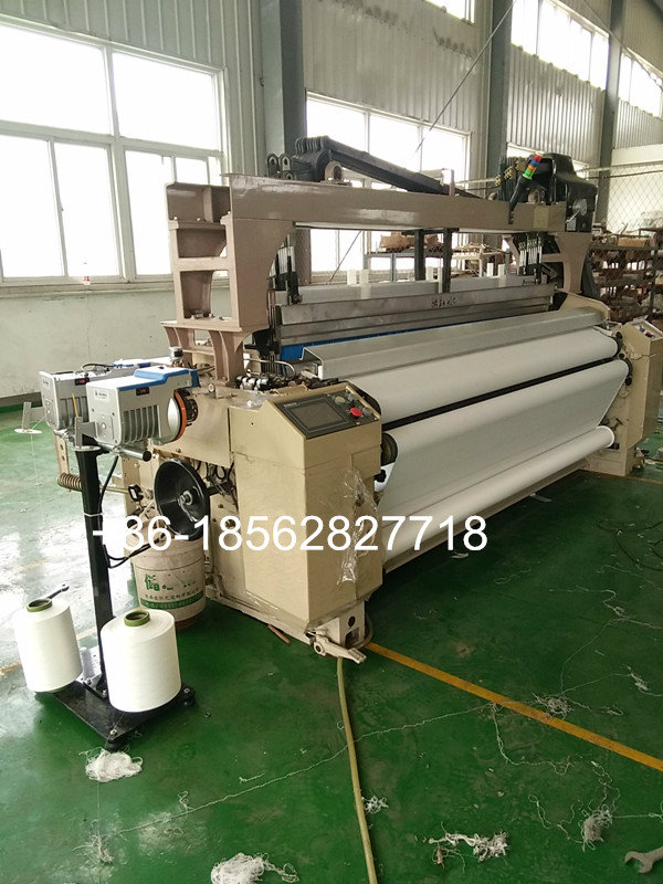 Cam Shedding Water Jet Loom Weaving Machine with Double Beam