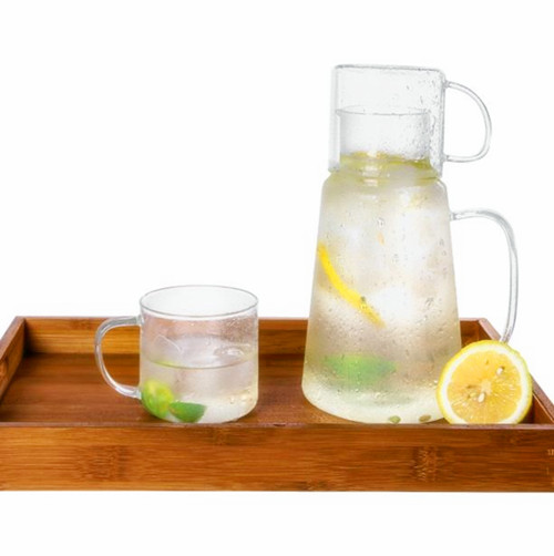 Creative Design Borosilicate Glass Juice Jug