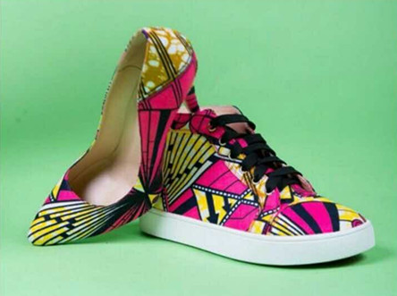 New Style African Printed Fabric High Heel (G-11)