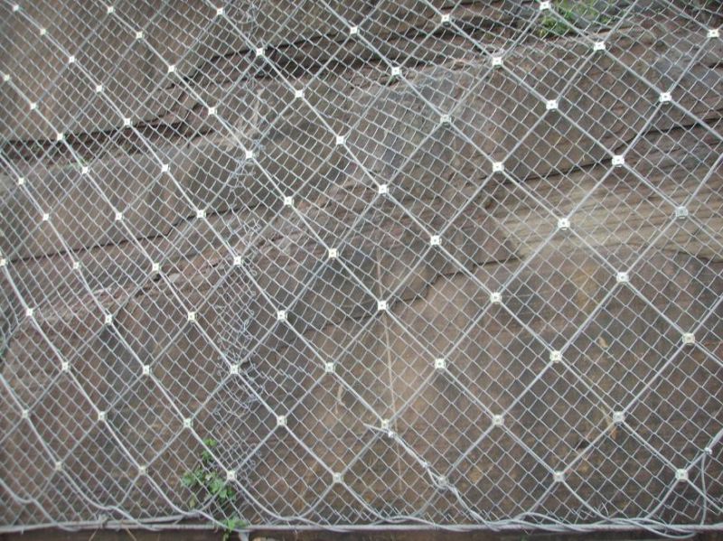 Active Slope Protection System/ Spider Spiral Rope Mesh Net/ Rockfall Netting