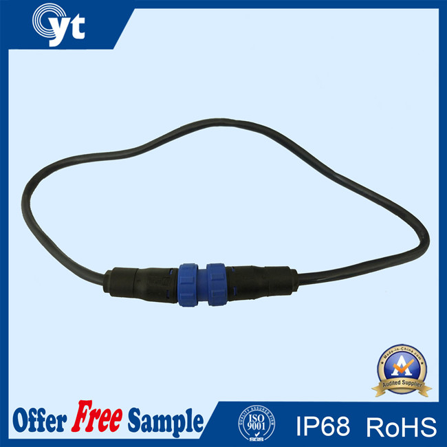 Circular 3 Pin Male and Female Waterproof Connector