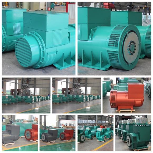 3kw to 2250kw Single Phase AC Synchronous Brush Alternator