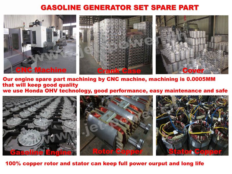 Standby Power 2800W 3100W 3kVA Generator Gasoline Engine Generator 2.5kw