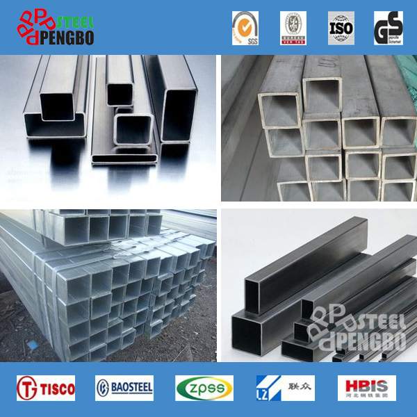 Square SUS304 Stainless Seamless Steel Pipe