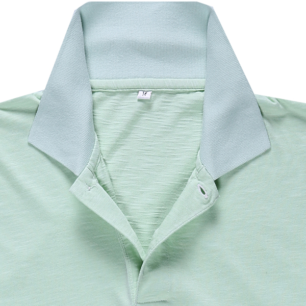 Plain Green Lightweight Bamboo Polo Shirts