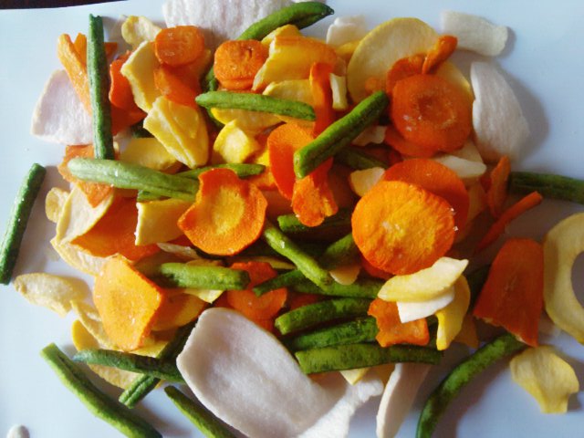 Low Temperature Vacuum Fried Fruit & Vegetable Chips