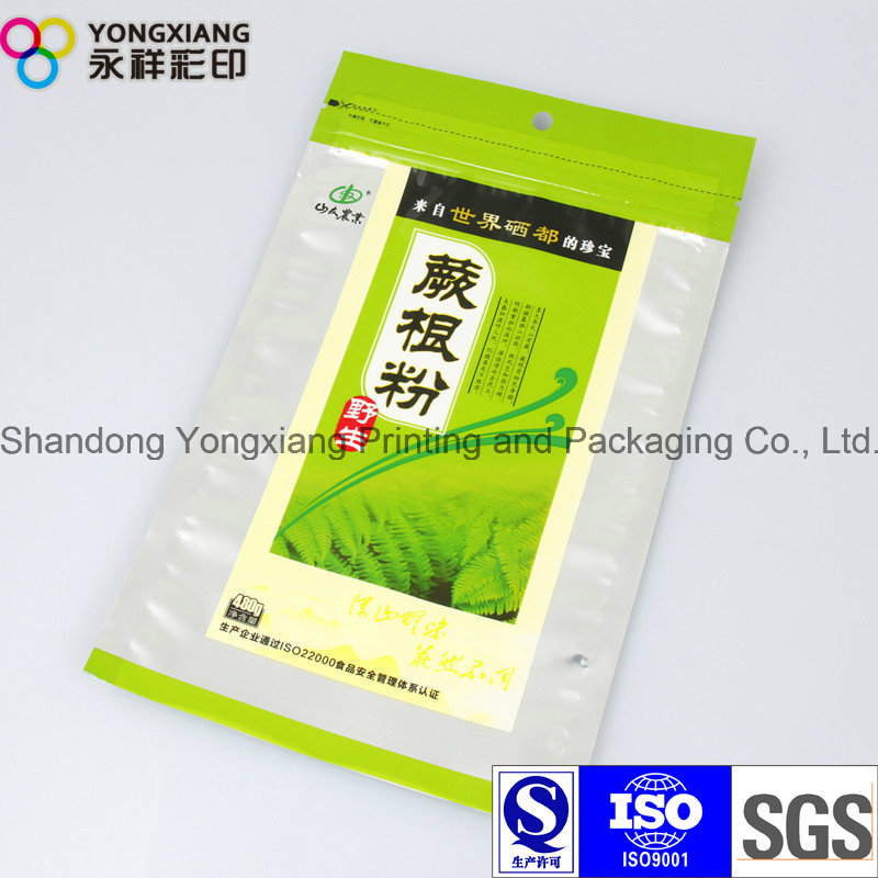 Ziplock Plastic Packaging Food Bag for Powder