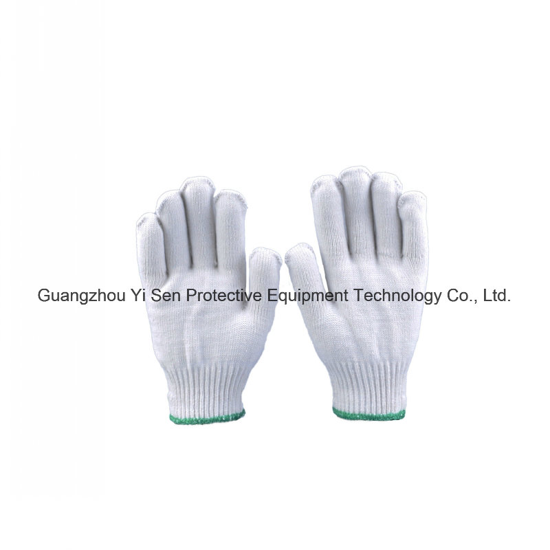 Good Quality Cotton Industrial Work Gloves with Raw Knitting Golve