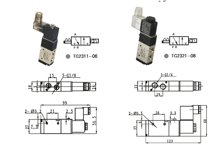 Tg Series Solenoid Valve (TG2321-08)