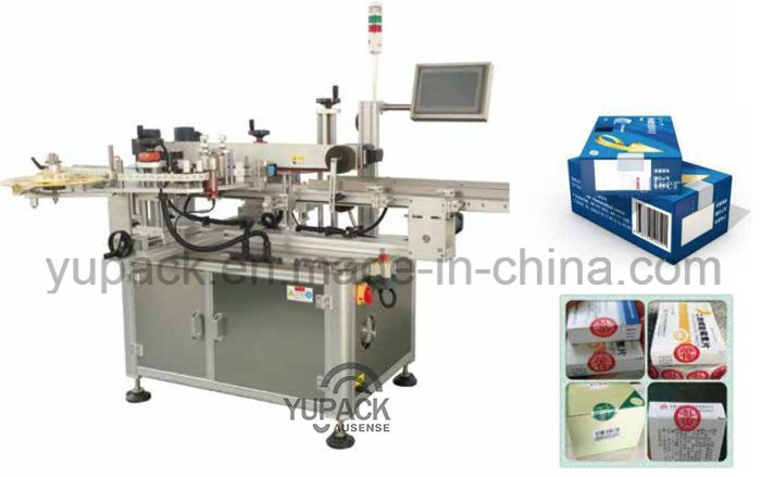 PLC Control Carton Double Side Sealing and Labeling Packing Machine