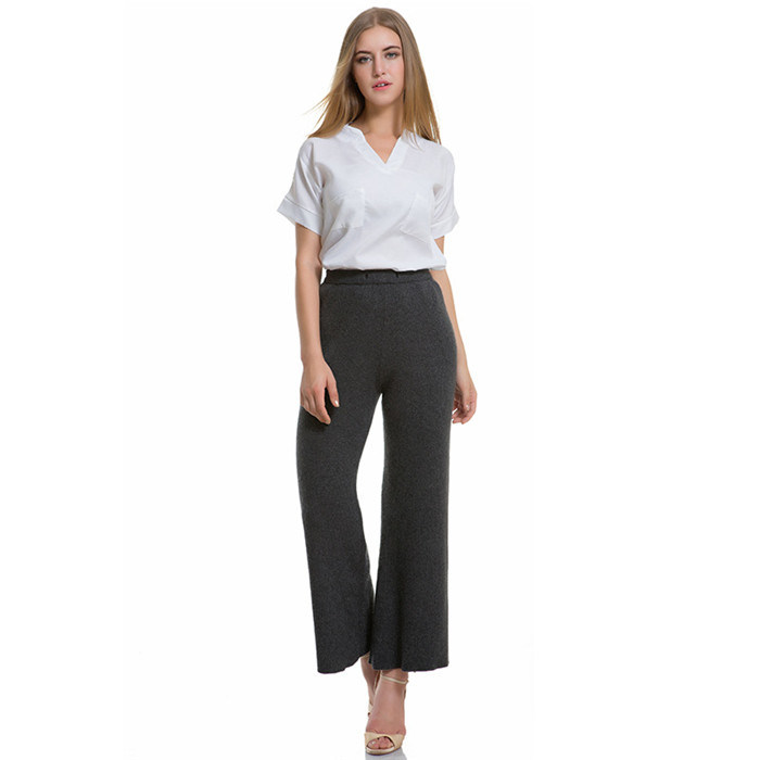 Women's Cashmere Pants, Knitting Pants Trousers