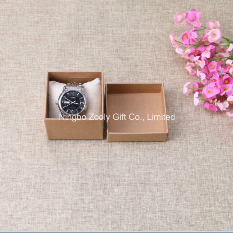 Wholesale DIY Kraft Paper Jewelry Gift Packing Box Sticked with Flower