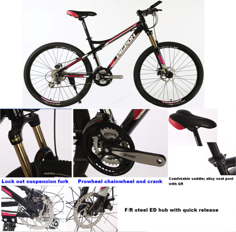 24sp Aluminum Frame MTB 26