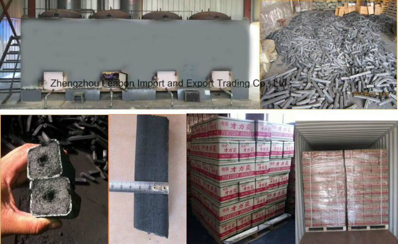 BBQ Use Charcoal Briquette Making by Smokeless Carbonisation Furnace