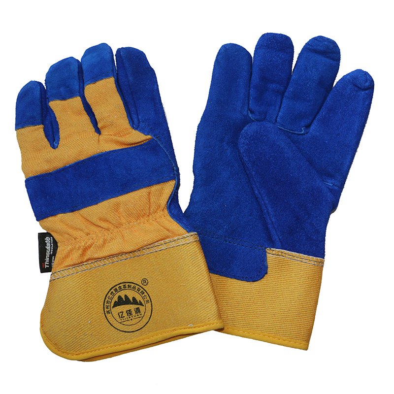 Thinsulate Full Lining Rubberized Cuff Winter Working Safety Gloves