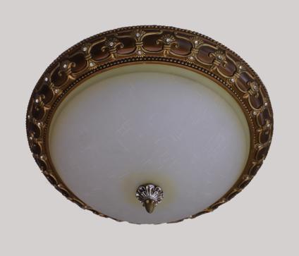 Classical Resin Ceiling Lamp with Glass Shade (SL92631-3)