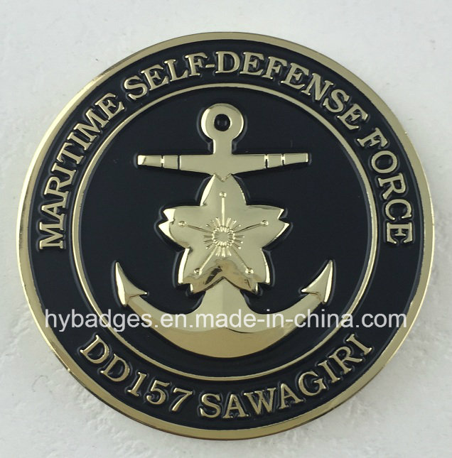 Custom Uneven Emamel Logo Organizational Coin (GZHY-YB-009)